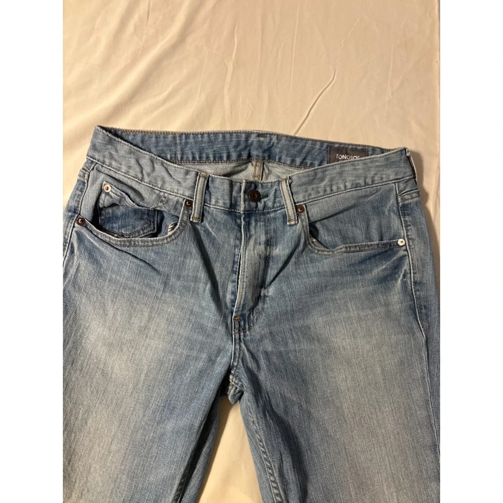 Bonobos Straight Leg slim‎ Jeans Mens 32/34 Light Wash Excellent Denim Casual